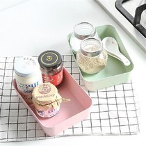 Japanese simple drawer box kitchen tableware storage box sundries storage box plastic separation Desktop Storage