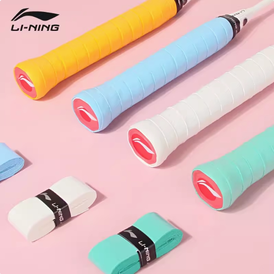 Li Ning 배드민턴 라켓 접착제 땀 흡수 및 안티 슬립 흰 Li Ning 배드민턴 라켓 접착제 땀 흡수 및 안티 슬립 흰