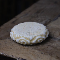 Elegant Art Crafts Han White Jade Pure Hand Engraving Chinese Style Xiangyun Stone Drum Clubhouse Classical Chen Set Stone Carving