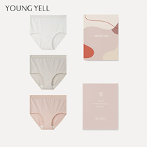 60 Modale cotton briefs Women with no marks medium-high waist full cotton crotch Hip Lace splicing Summer-thin Breathable Lady