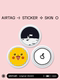 Skinat Airtag 방지 장치 보호 필름 Apple Tracker 안티 스크래치 개인화 된 필름 2021 New Model Skinat Airtag 방지 장치 보호 필름 Apple Tracker 안티 스크래치 개인화 된 필름 2021 New Model