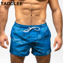 TADDLEE Beach Pants Men Speed Dry Loose Anti-Embarrassment Downpable Swimsuit Spa Seaside Seaside Men Sports Shorts