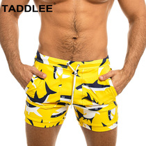TADDLEE Swim Pants Male length Awkward Sexy Big Code Loose Mens Swimsuit Waterproof Tidal and Swimming Trunks