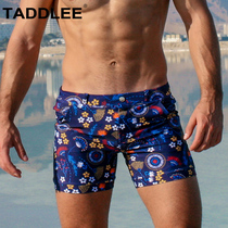 TADDLEE Mens Swimming Pants Speed Dry Anti-Awkward Bubble Spa Pants Men 50% Loose Professional Sports Swimwear