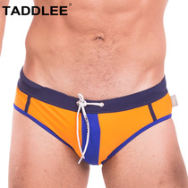 TADDLEE mens triangle swimming trunks anti-embarrassing quick-drying convex sports personality swimming trunks men sexy swimsuit tide tide