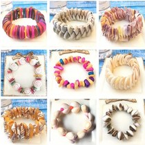 Natural multicolored conch shell bracelet Wedding childrens gifts Small business stalls Night market goods crafts