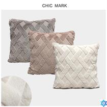 Cassic velvet plaid pillow sofa cushion cover pillowcase