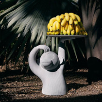 Creative Art Nordic GRP Monkey Styling Abstract Tea Cafe Café café Dining Room Trays Corner a few sides