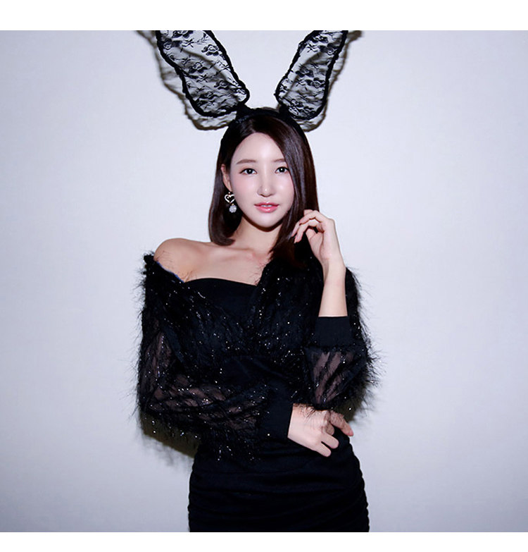 2019韩版轻熟性感裹身时髦洋气轰趴包臀修身百变凹形连衣裙