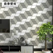 Personality geometry 3D three-dimensional KTV waterproof wallpaper living room bedroom TV background wall restaurant clothing store wallpaper