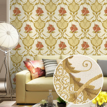 3D three-dimensional deep embossed European style country wallpaper bedroom living room TV background wall restaurant study wallpaper