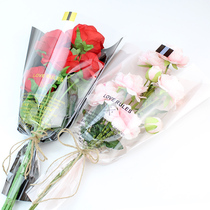 Love Code Bouquet Bags Valentines Day translucent plastic cellophane multiple bouquets bag bag bag of roses