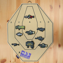 Tanrisch Tanrisch Training Magic Stick Containing double Morale Badge Embroidered Bifacial Display Target