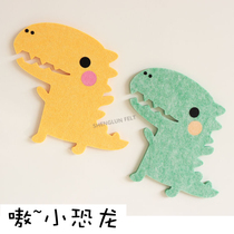 INS creative cartoon dinosaur Nordic wall stickers childrens room bedside three-dimensional wall decoration kindergarten layout