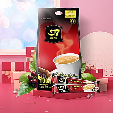 G7旗舰店越南进口原味咖啡100条[5元优惠券]-寻折猪