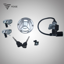 Loncin VOGE Promise locomotive LX500-A LX500DS original set of lock wire tail sub fuel tank lock seat cushion lock electricity