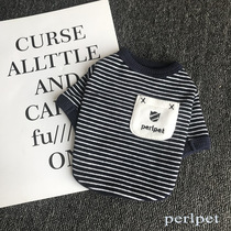 Fardou Pooch Clothing Spring Autumn Clothing Full Cotton Teddy Bib Bear Kirky Ultra Soft Small Dog Tide Card Pet Dog Clothes