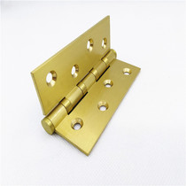 4-inch stainless steel hinge flat door bearing gold folded bronze color folding live silent room door hinge