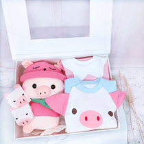 Pig year pig baby gift box full moon baby clothes spring summer autumn set newborn gift cotton first child gift