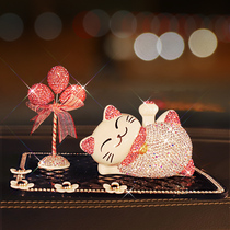 Ticai cat car ornaments creative personality car network red high-end goddess cute car decoration supplies
