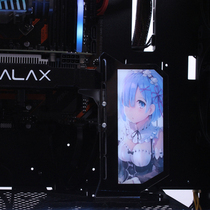 Animation graphics card bracket Custom chassis Vertical graphics card bracket Faith jack luminous chassis decorative lights