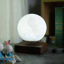 Floating moon lamp custom 3D printing creative wisdom magnetic levitation moon lamp home furnishings new LED night light