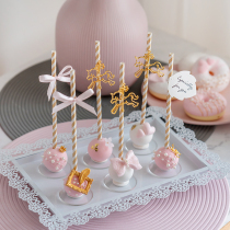 Simulation lollipop fake dessert model cute creative toy window decoration props net red scene layout ornaments