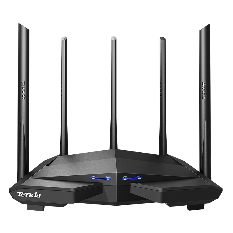 [five antenna upgrade] tengda ac11 dual frequency dual gigabit port router through the wall