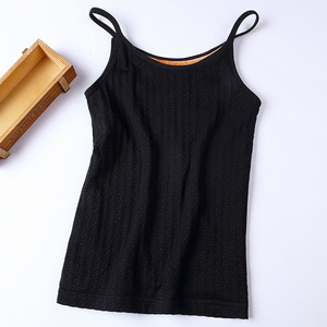 保暖背心女加厚加绒内衣服打底吊带贴身马甲内穿紧身上衣秋冬季