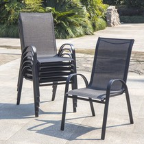 outdoor chair terrace waterproof sunscreen casual patio open balcony table and chairs close to back chair outdoor home iron art small
