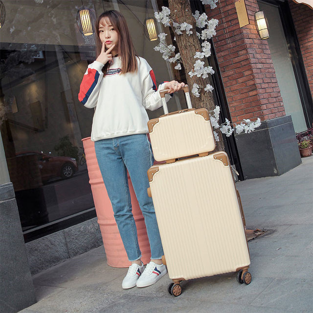 Naibin suitcase trolley bag men and women universal wheel large capacity password box travel box women 24262830 ນິ້ວ