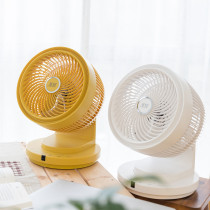 Japanese star drill air circulation fan) Turbo convection fan home desktop electric fan wind mute