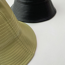 Open room Classic series high reputation B into Italy light coated sheep leather hat female quilt line fisherman hat Spring