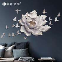 New Chinese wall decoration 3D stereo creative dining room living room Sofa TV background wall wall decoration pendant