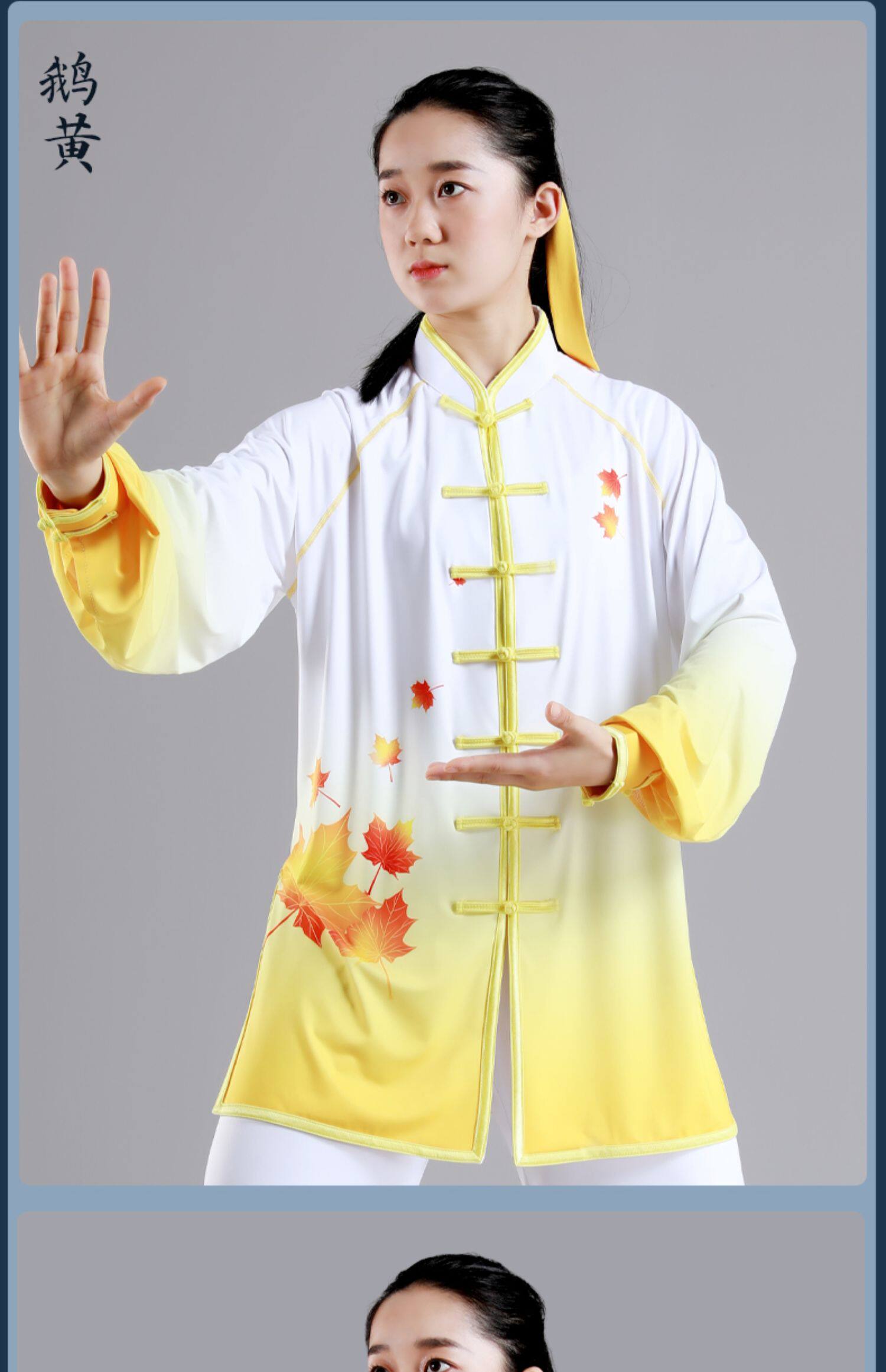 武极堂秋溢牛奶丝太极服女春夏秋长袖练功服武术太极拳服装中老年