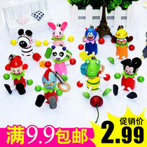Special Price Creative Spring Man Wooden Animal Matchup Puppet Toy Guy guy Guy Springs People Plot to sell Toys