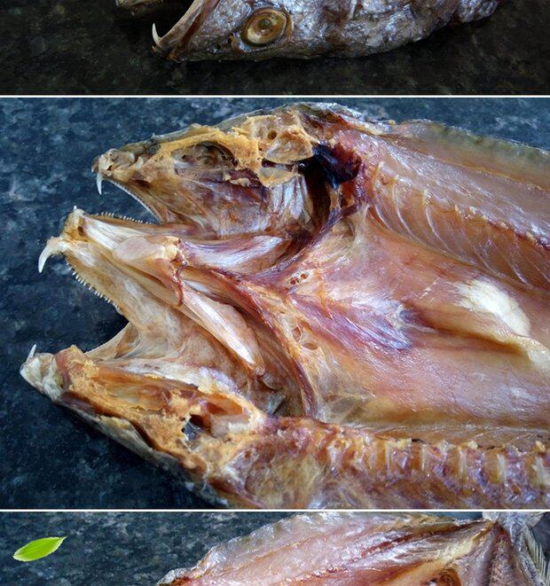 2件包邮 渔家生晒三牙鱼 开边三牙 三齿鱼 咸鱼干 广东台山特产