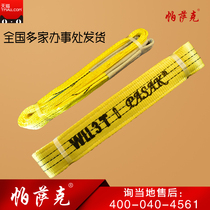 PASAK PASAK polyester flat color lifting belt 2T3T5T10 tons lifting sling sling 2 meters 3 meters