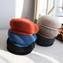 Autumn and winter 2021 New Bailey short cap wool newsboy female Bailey hat vintage Joker Bud hat warm