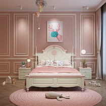 Beautiful princess bed little girl dreamy girl girl child double bed 1 2 m girl single bed 1 5 m