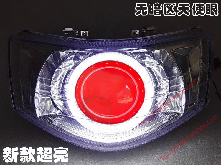 Coincig Blessing Headlight Assembly Retrofit LED Dual Light Lens 3 Inch Lens Angel Eye Demon Eye Xenon lamp