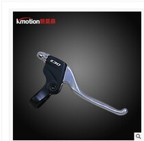 Bicycle lengthened and bold aluminum alloy brake handle Mountain folding rider handbrake brake handle V brake Disc brake C brake Cold forging