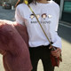 Long-sleeved t-shirt women loose in the autumn and winter plus velvet shirt 2020 Korean version of the influx of new Western style white shirt ride Long-sleeved t-shirt women loose in the autumn and winter plus velvet shirt 2020 Korean version of the influx of new Western style white shirt ride