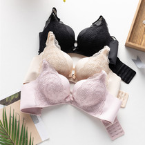 Thin cup Sexy Beauty back No steel ring lingerie lady a piece of untraceless poly-woo bra Upper to collect the undermilk bra