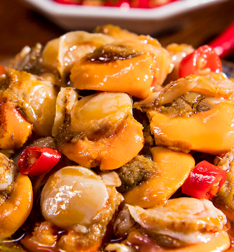 聚壹品麻辣扇贝肉即食罐装海鲜熟食香辣罐头鲜活大扇贝下酒菜零食