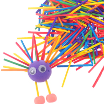 Colored wooden sticks counting sticks ice cream sticks wooden sticks kindergarten diy handmade materials