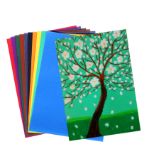 8K4K16K color sandpaper Color sand painting paper Childrens creative art graffiti oil painting stick crayon painting color paper