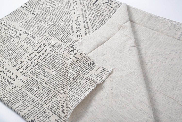 璇之影英文报纸印花棉麻布 网店拍照摄影淘宝拍摄道具背景布新款