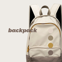 Madebag Niche Retro Design Sense School Bag Female College Student Hit the Thins Day Department Double Shoulder Bag Travel Backpack Man