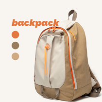 Madebag Original Niche Design Sense School Bag Female College Students Ins Day Department Double Shoulder Bag Travel Climbing Backpack Man